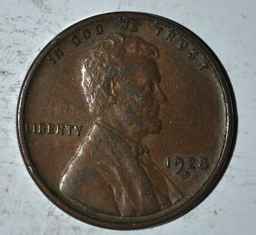 1928 D Lincoln Wheat Cent Small Cent  {{{7696