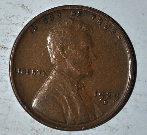 1929 D Lincoln Wheat Cent Small Cent   {{{7697