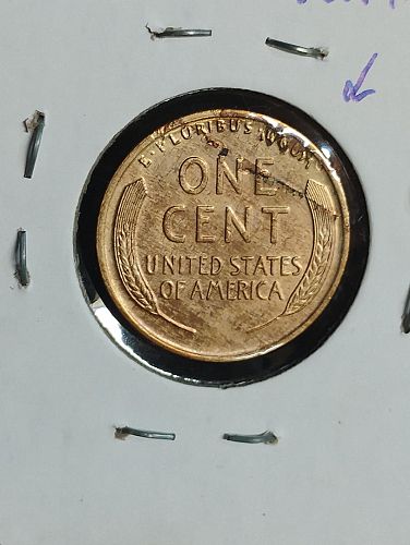 1918 LINCOLN WHEAT CENT MS-66, RB (WOODY) COLLAR CLASH-OBVERSE / LAMINATION-REVERSE