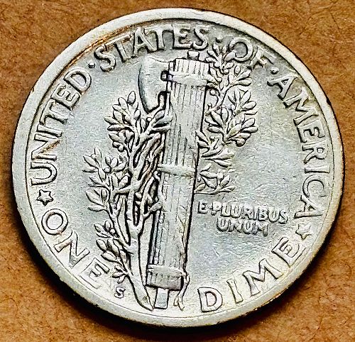 1925-S Mercury Dime - - tougher date