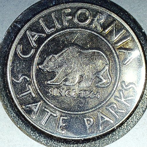 McArthur-Burney Falls California State Parks Souvenir Coin Token 22mm