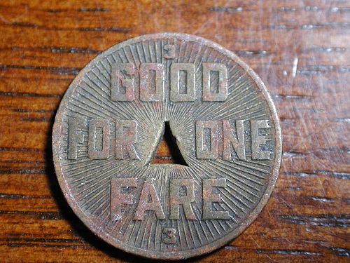 1922 Pittsburgh Railways token NICE