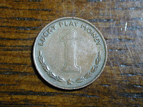 Franklin D. Roosevelt Lucky Play money Token NICE !