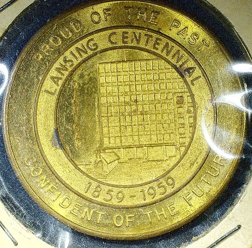 1959 Lansing Michigan 50 Cent Trade Token!