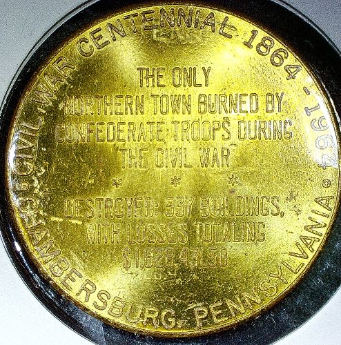 1964 Civil War Centennial - Burning of Chambersburg