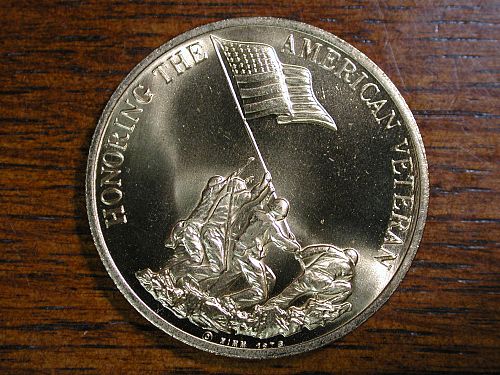 Honoring The American Veteran Token NICE !