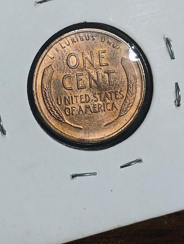 1919 LINCOLN WHEAT CENT MS-65 RB , BROADSTRUCK ERROR COIN