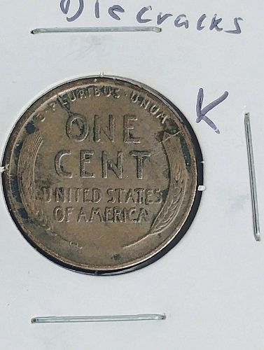 1922-D  WHEAT CENT XF-40, DETAILS; CLEANED MAD, COLLAR CLASH OBV. DIE CRACKS REVERSE