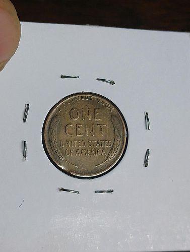 1929 LINCOLN WHEAT CENTS F-15 CLIP AND LAMINATIONS ON OBVERSE ERROR COIN