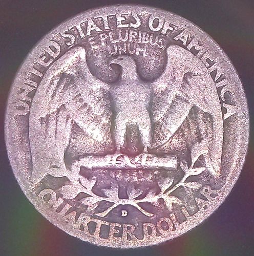 1936-D F12 Key Date Washington Quarter