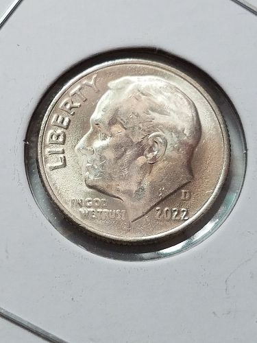 2022 D Jefferson Dime Progressive Indirect Design Transfer PIDT Die Error Ghosting