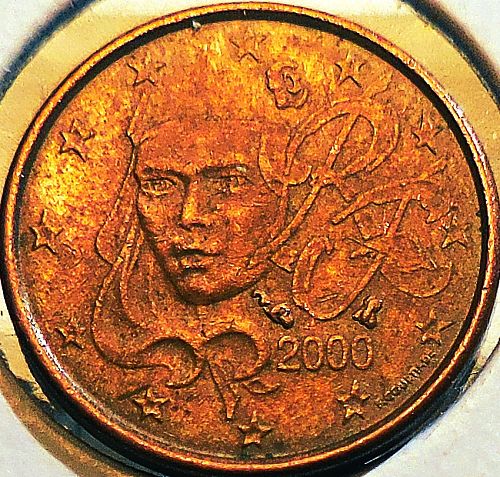 ✅2000 One Euro Cent✅