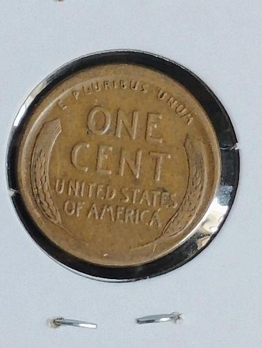 1937 LINCOLN WHEAT CENT VF-20 DETAILS: REV. SCRATCHES, BROADSTRUCK & S/T GREASE ERROR