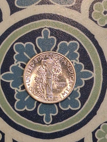 1942 MERCURY DIME    cf73