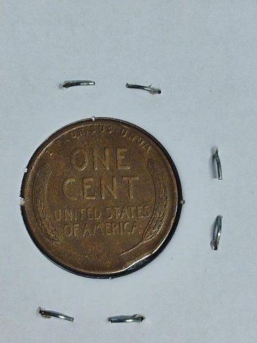 1940 LINCOLN WHEAT CENT XF-40 CLIP ERROR COIN