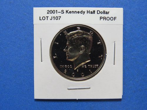 2001-S KENNEDY HALF DOLLAR (UNCIRCULATED FROM PROOF SET) -  LOT J107