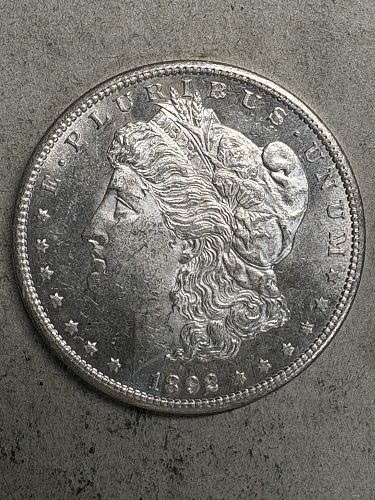 1892-CC Morgan Silver Dollar MS62