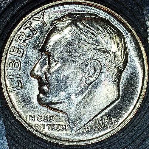 1965 Roosevelt Dime SMS Special Mint Set