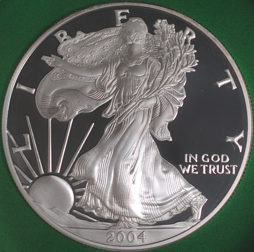 2004 Silver American Eagle Proof