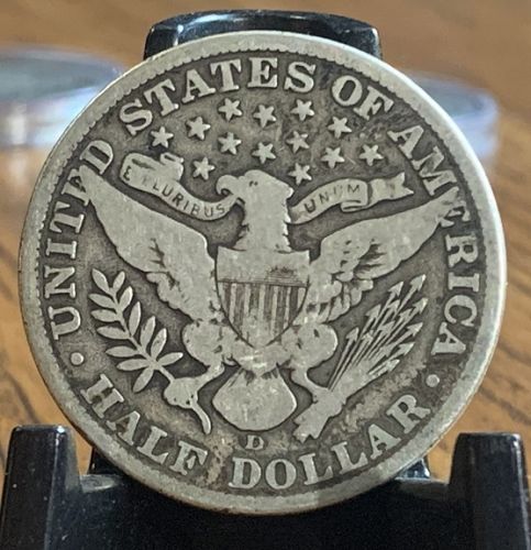 1912 D Barber Half Dollars