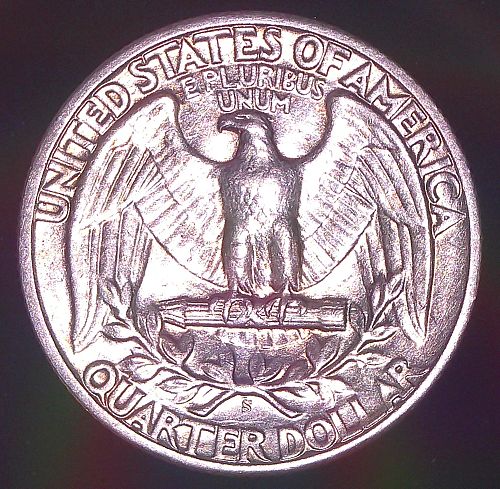 1943-S AU+ Washington Quarter