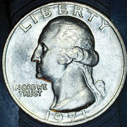 1971 P Washington Quarter BU or Better