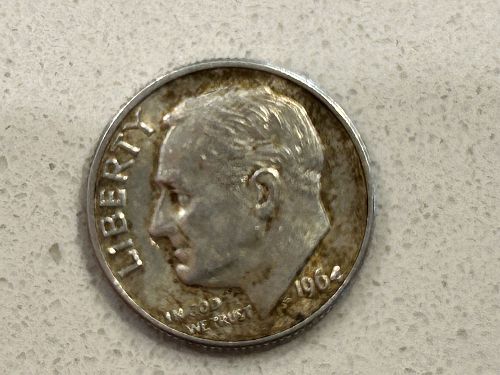 1964 D Roosevelt Dime, 90% silver, exactly as shown