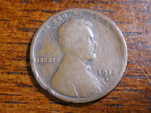 1912d Lincoln Wheat penny Cent NICE !