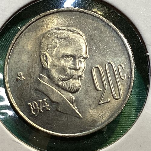 1974 Mexico 20 centavos