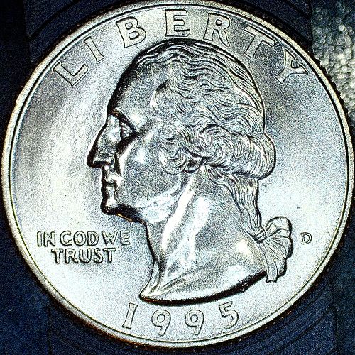 1995 D Washington Quarter BU or Better