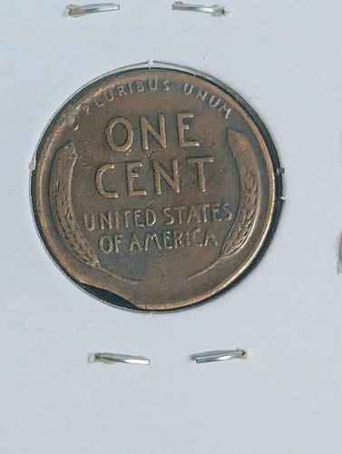 1944 LINCOLN WHEAT CENT F-15 CLIP ERROR COIN