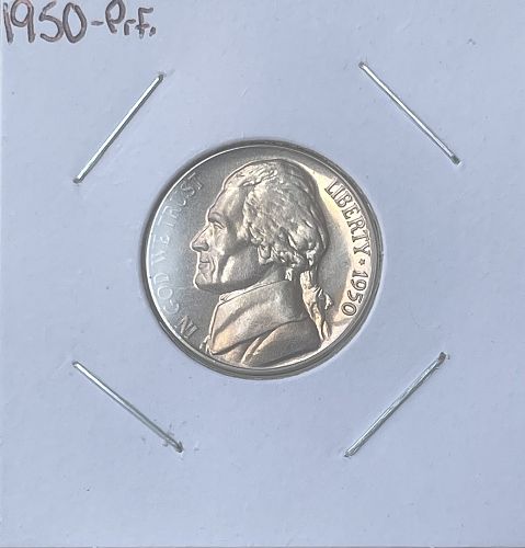 1950-P Jefferson Proof Nickel