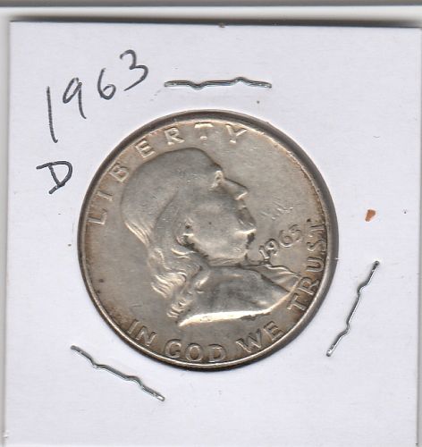 1963  D    FRANKLIN HALF DOLLAR