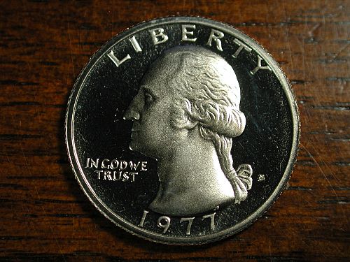 1977s Proof Washington Quarter NICE !