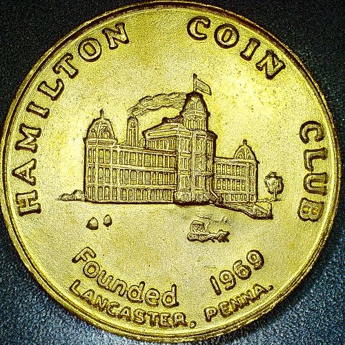 1974 Robert Fulton Birthplace House Inventor of the Steam Boat Medal Token