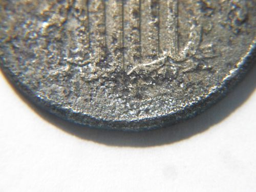 1867 *Without Rays* Shield Nickel