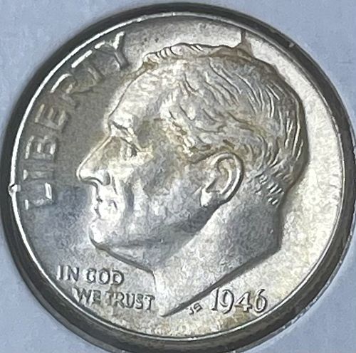 1946-P Roosevelt Silver Dime