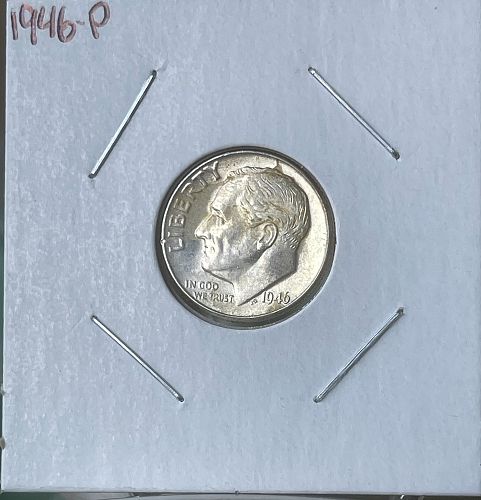 1946-P Roosevelt Silver Dime