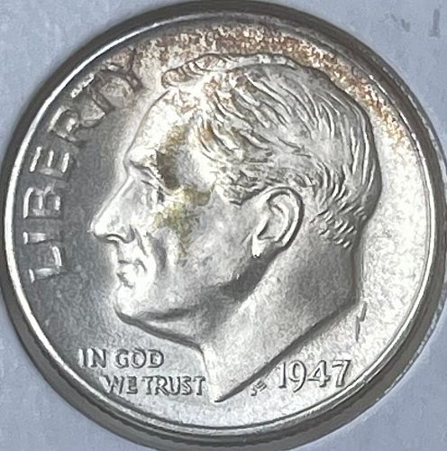 1947-D Roosevelt Silver Dime