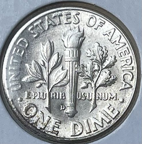 1947-D Roosevelt Silver Dime