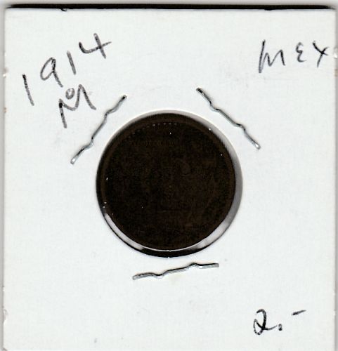1914  Mo   MEXICO  1  CENT