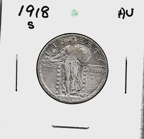 1918 S Standing Liberty Quarter Coin Value, Prices & Info | USA
