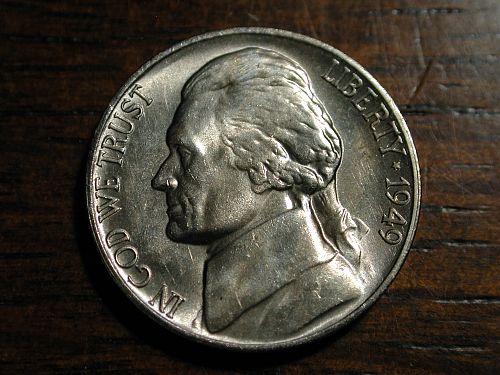 1949s Jefferson Nickel Nice !