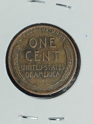 1944 D/S NORTHEAST RPM VF-35 LINCOLN WHEAT CENT WITH SLIGHT LAMINATION ON DATE