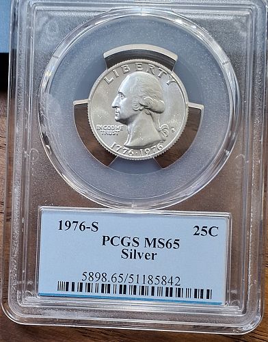 1976-S Washington Silver Quarter
