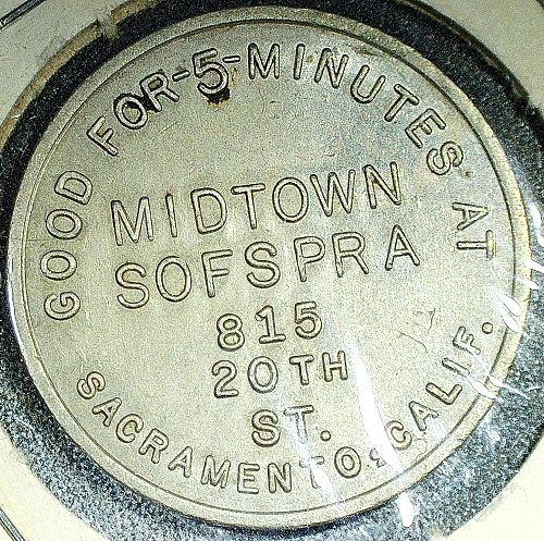 VINTAGE Midtown SOFSPRA COIN OP CAR WASH 815 20th St Sacramento CA