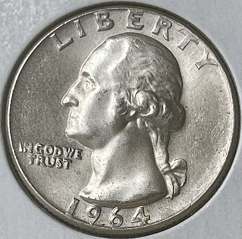 1964-D Washington Silver Quarter