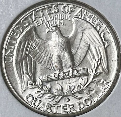 1964-D Washington Silver Quarter