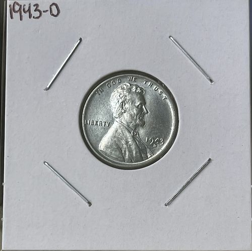 1943-D Lincoln Steel Wheat Penny • Direct from UNC Roll