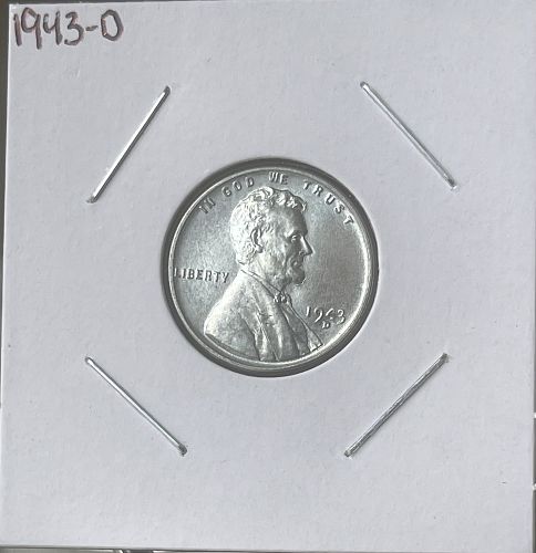 1943-D Lincoln Steel Wheat Penny • Direct from UNC Roll